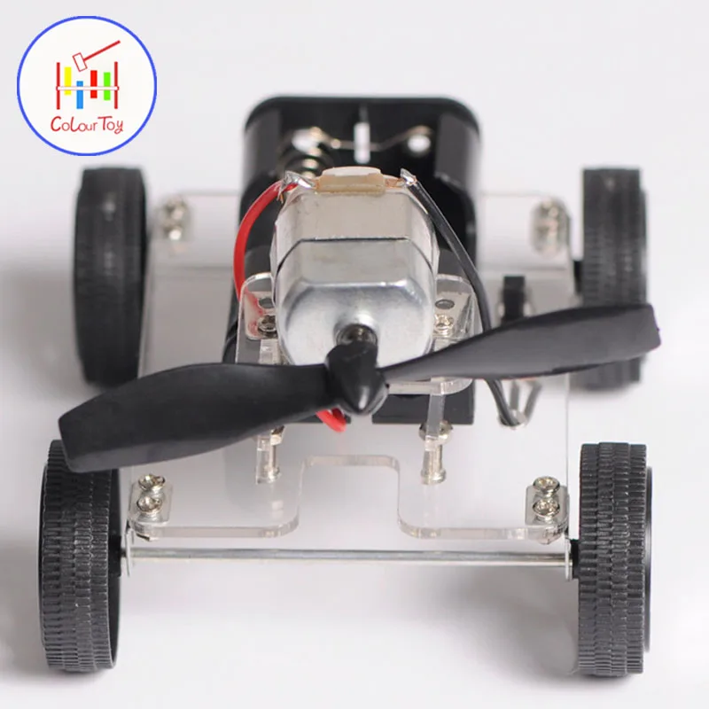 Мини мотор DIY Набор роботов обучающая сборка умная ветряная мельница машина
