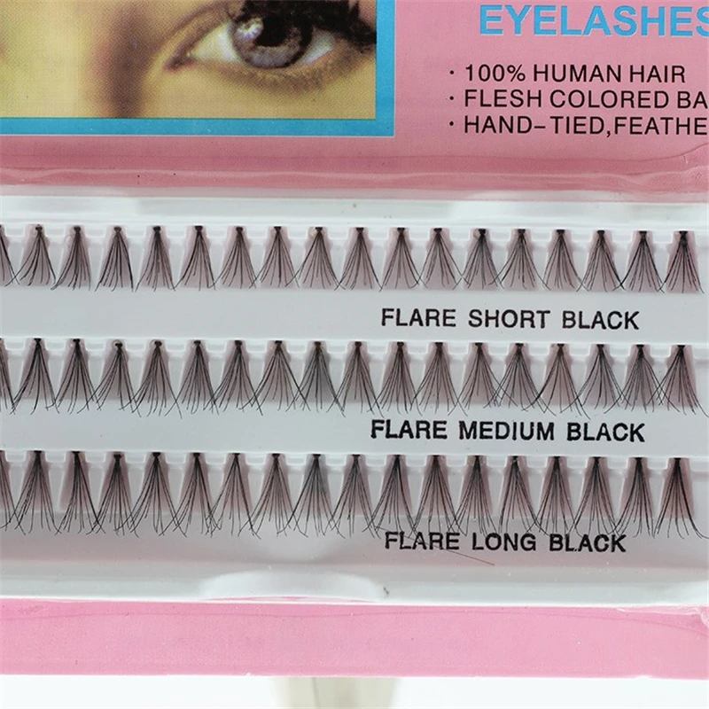 60PCS 100% Human Hair Individual Cluster Eyelash 10,12,14mm Mixed Size Natural Individual Eyelash Extension Makeup Tools
60PCS 100% Human Hair Individual Cluster Eyelash 10,12,14mm Mixed Size Natural Individual Eyelash Extension Makeup Tools