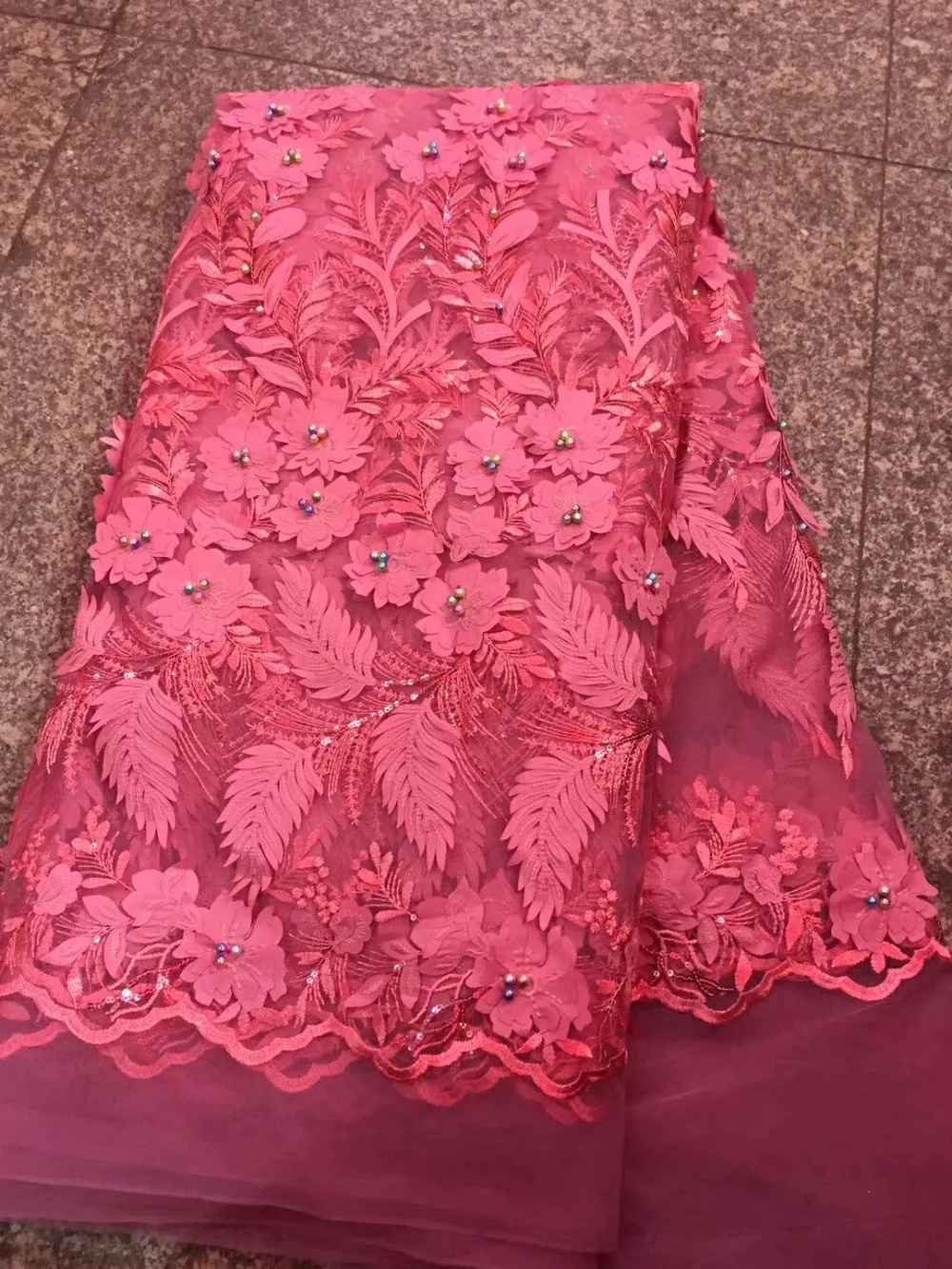 Factory Price Popular Flower Tulle Lace African Net Lace Fabric With Pearls 2017 Latest Design For Wedding Dress CDN68
Factory Price Popular Flower Tulle Lace African Net Lace Fabric With Pearls 2017 Latest Design For Wedding Dress CDN68