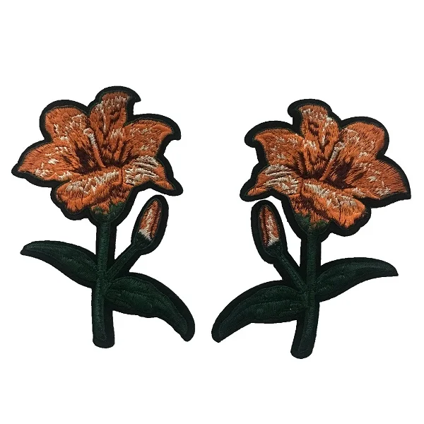 2 Pairs/lot Flower Patches Iron on Clothes Motif Jeans Backpack DIY Sewing Accessories Garment Embroidered Applique Stickers
2 Pairs/lot Flower Patches Iron on Clothes Motif Jeans Backpack DIY Sewing Accessories Garment Embroidered Applique Stickers