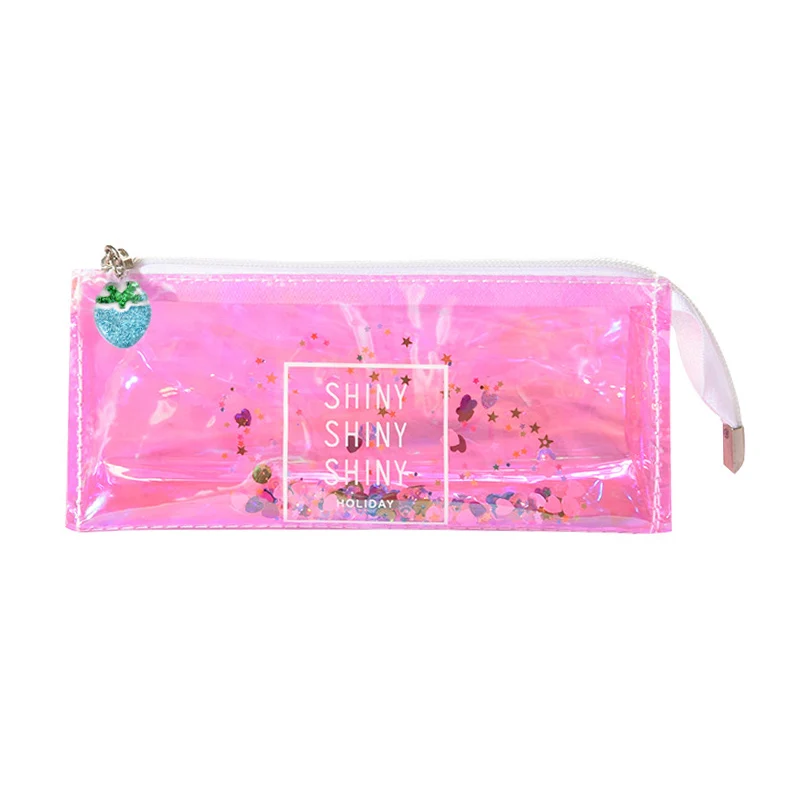 Newly Transparent Cool Pencil Case Super Shiny PVC Pencils Bags Sequin Quicksand Stationery Pouch MK
Newly Transparent Cool Pencil Case Super Shiny PVC Pencils Bags Sequin Quicksand Stationery Pouch MK