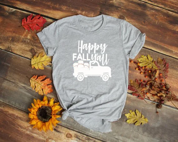 Happy Fall Y'all T-Shirt Fall Y'all Pumpkin Harajuku O-Neck Tee Unisex Women Graphic Cotton Tops Grunge Slogan Vintage Tops
Happy Fall Y'all T-Shirt Fall Y'all Pumpkin Harajuku O-Neck Tee Unisex Women Graphic Cotton Tops Grunge Slogan Vintage Tops