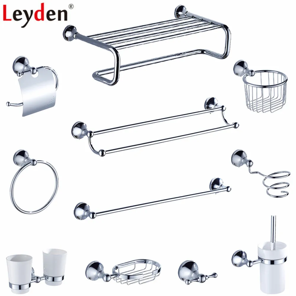 Leyden Bathroom Accessories Set Chrome Brass Wall Mounted Towel Bar Holder Toilet Ppaer Holder Robe Hook Bath Hardware Sets
Leyden Bathroom Accessories Set Chrome Brass Wall Mounted Towel Bar Holder Toilet Ppaer Holder Robe Hook Bath Hardware Sets