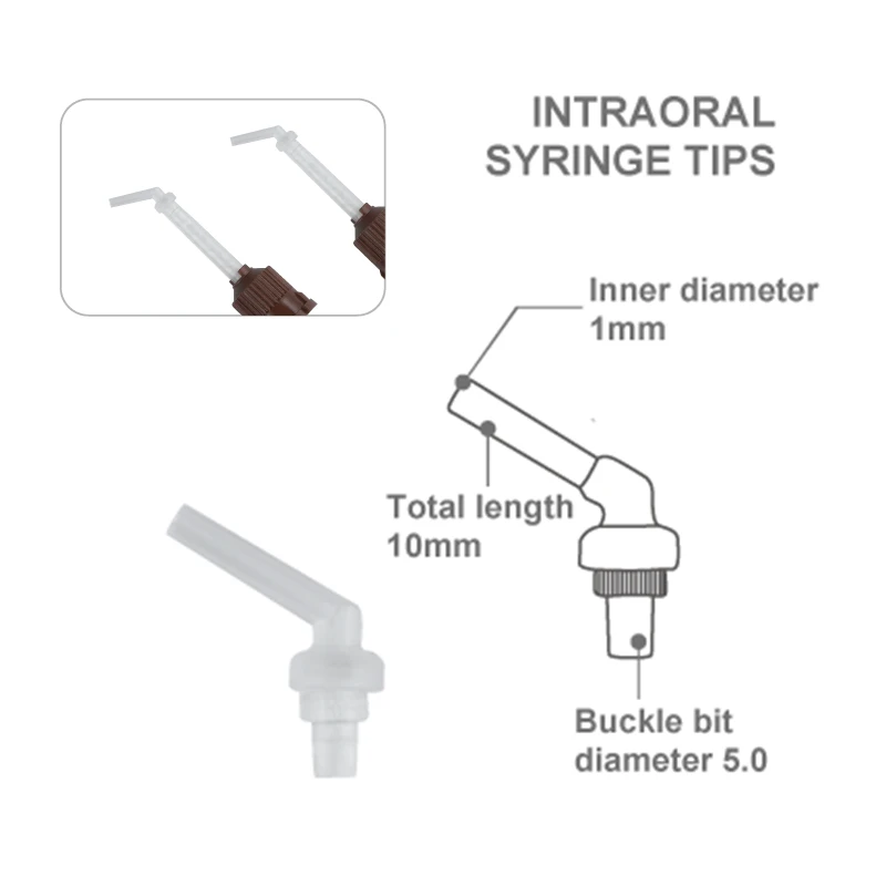 200 Pcs/ Pack Dental Materials Disposable Intraoral Impression Mixing Tips Nozzles Mixer Syringe Tips N4
200 Pcs/ Pack Dental Materials Disposable Intraoral Impression Mixing Tips Nozzles Mixer Syringe Tips N4