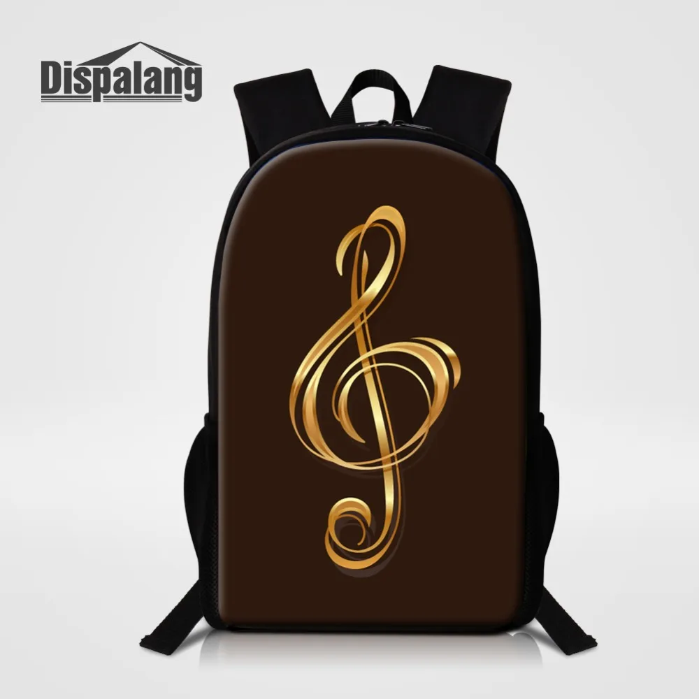 

Dispalang Children's Backpack To School Musical Note Print Bookbag For Girls Boy Custom Logo Women Travel Bagpack Kids Schoolbag