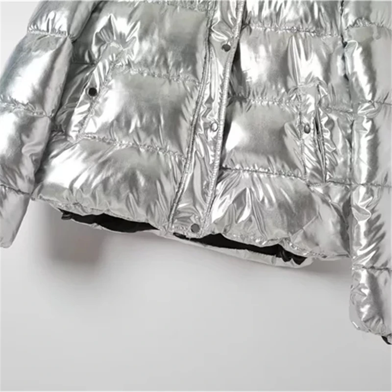 Warm Cotton Women's Clothing 2018 Winter Metal Silver Fashion New High quality Bread Clothes Thick Hooded Cotton Coat HJB243
Warm Cotton Women's Clothing 2018 Winter Metal Silver Fashion New High quality Bread Clothes Thick Hooded Cotton Coat HJB243