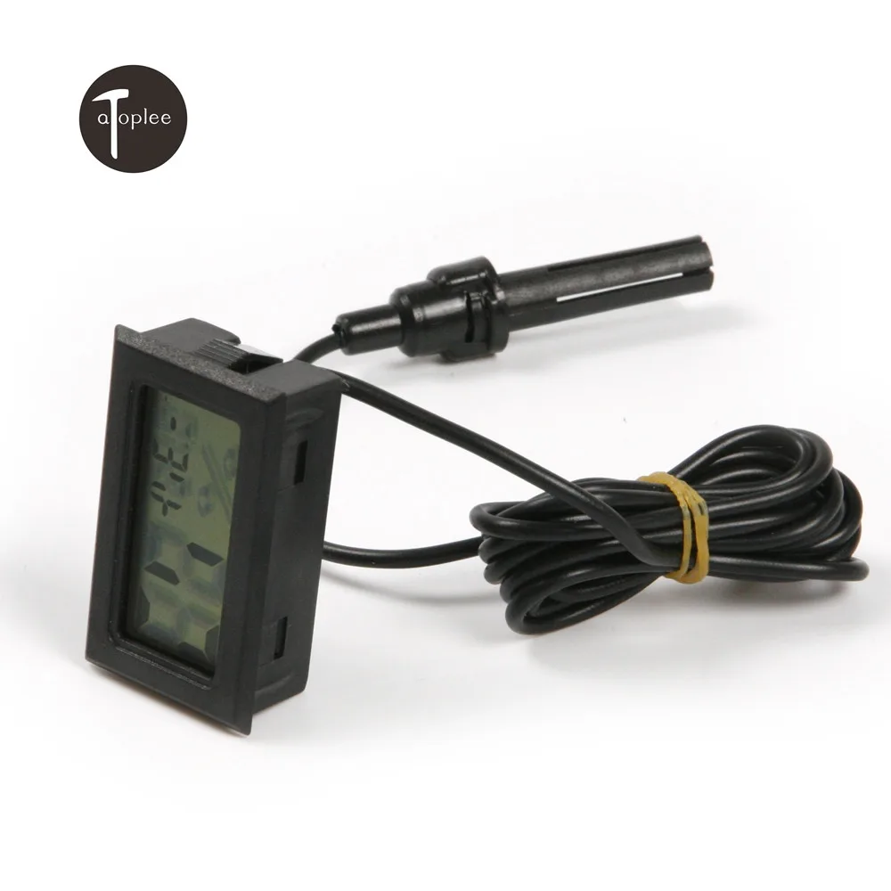 Hot Sale 1pcs DC1.5V Black 48x28.6x15.2mm Embedded Temperature and Humidity Meter for Industrial Pet Box and Outdoor Top Quality
Hot Sale 1pcs DC1.5V Black 48x28.6x15.2mm Embedded Temperature and Humidity Meter for Industrial Pet Box and Outdoor Top Quality