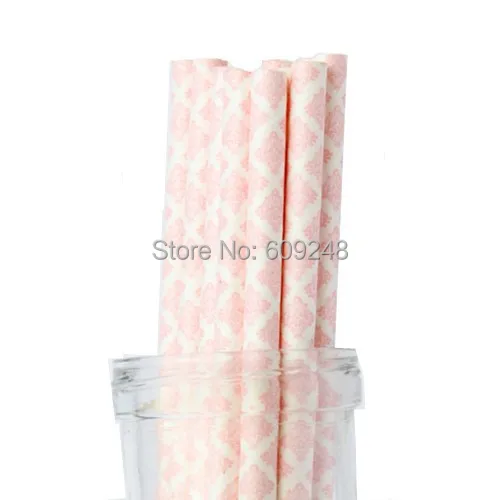 100 Pcs Pick Your Colors Vintage Baby Pink Damask Paper Straws for Baby Shower Party, Wedding Birthday Bridal Cake Pop Sticks
100 Pcs Pick Your Colors Vintage Baby Pink Damask Paper Straws for Baby Shower Party, Wedding Birthday Bridal Cake Pop Sticks