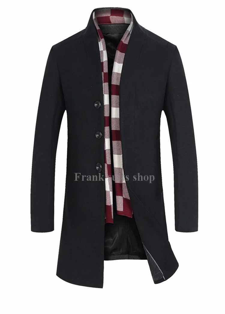 2017 Custom made New arrival Turn-down Collar Casual Wool Coat Men Trench Single Breasted Winter Long Men Coat
2017 Custom made New arrival Turn-down Collar Casual Wool Coat Men Trench Single Breasted Winter Long Men Coat