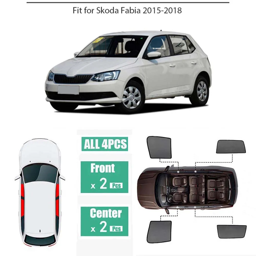 Side Windows Magnetic Sun Shade UV Protection Ray Blocking Mesh Visor Fit For Skoda Fabia 2015-2018
Side Windows Magnetic Sun Shade UV Protection Ray Blocking Mesh Visor Fit For Skoda Fabia 2015-2018