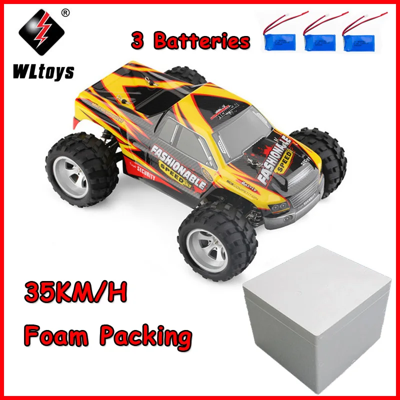 

WLtoys A979-A RC High Speed Car 2.4GHz 2CH 1:18 4WD Buggy Off-road RC Car 35KM/H - RTR VS A959 A959-B A969 A969-B A979 A979-B