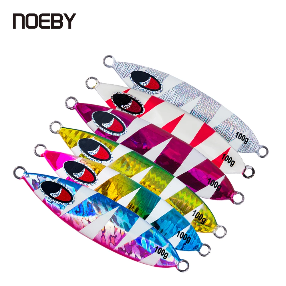 NOEBY Matel Slow Jigging Spoon Lure 60g 80g 100g 120g 150g Lead Fish Sea Bass Fishing Lure Artificial Bait Hard Lure
NOEBY Matel Slow Jigging Spoon Lure 60g 80g 100g 120g 150g Lead Fish Sea Bass Fishing Lure Artificial Bait Hard Lure