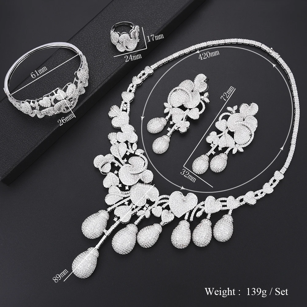 missvikki Top Quality Brand Cubic Zirconia Fashion Design Bangle Earrings Necklace Ring Set Prom Party
missvikki Top Quality Brand Cubic Zirconia Fashion Design Bangle Earrings Necklace Ring Set Prom Party