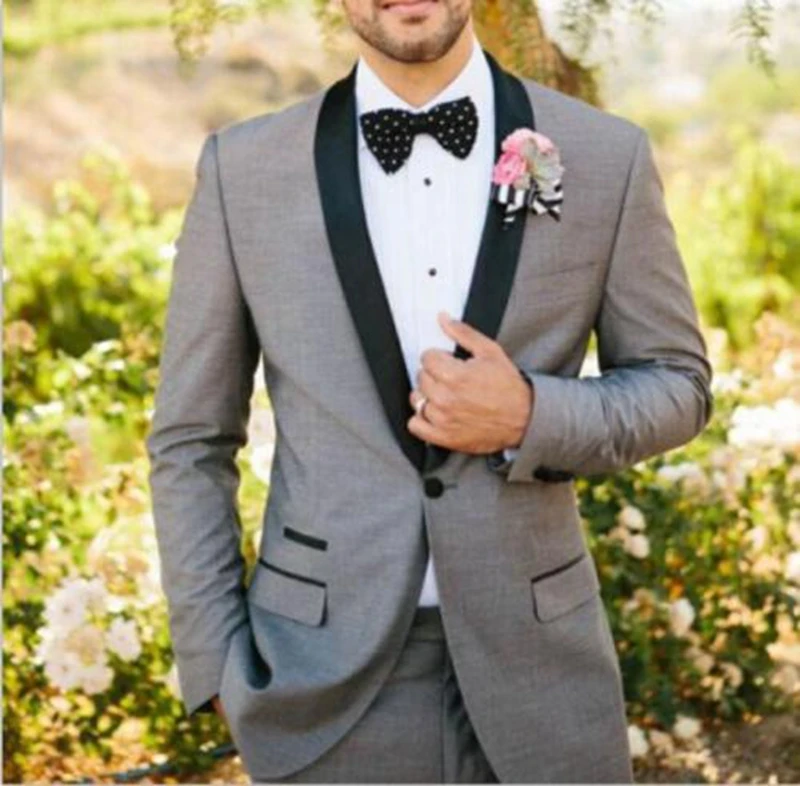 Bespoke Wedding Men Suits Shawl Lapel One Button 2 Piece Groom Groomsmen Tuxedos C53
Bespoke Wedding Men Suits Shawl Lapel One Button 2 Piece Groom Groomsmen Tuxedos C53