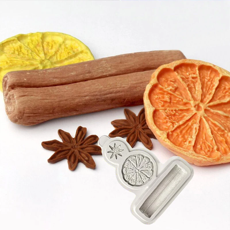 New Bark Fondant Decorative Mold Kitchen Cooking Seasoning Decoration Mould Star Anise Cinnamon Fennel
New Bark Fondant Decorative Mold Kitchen Cooking Seasoning Decoration Mould Star Anise Cinnamon Fennel