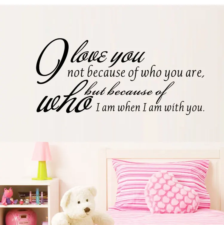 Home Decoration Stickers Decals Love Quotes Wall Sticker Vinyl Home Living Room Decorartion Wallpaper For Bedroom BD-2
Home Decoration Stickers Decals Love Quotes Wall Sticker Vinyl Home Living Room Decorartion Wallpaper For Bedroom BD-2