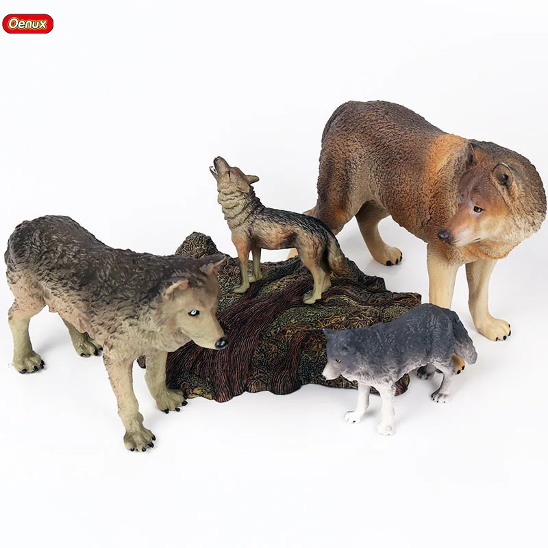 Oenux Original Wild Carnivorous Savage Wolf Simulation Wolf Family Wolves Animals Action Figures PVC Collection Model Kids Toy
Oenux Original Wild Carnivorous Savage Wolf Simulation Wolf Family Wolves Animals Action Figures PVC Collection Model Kids Toy