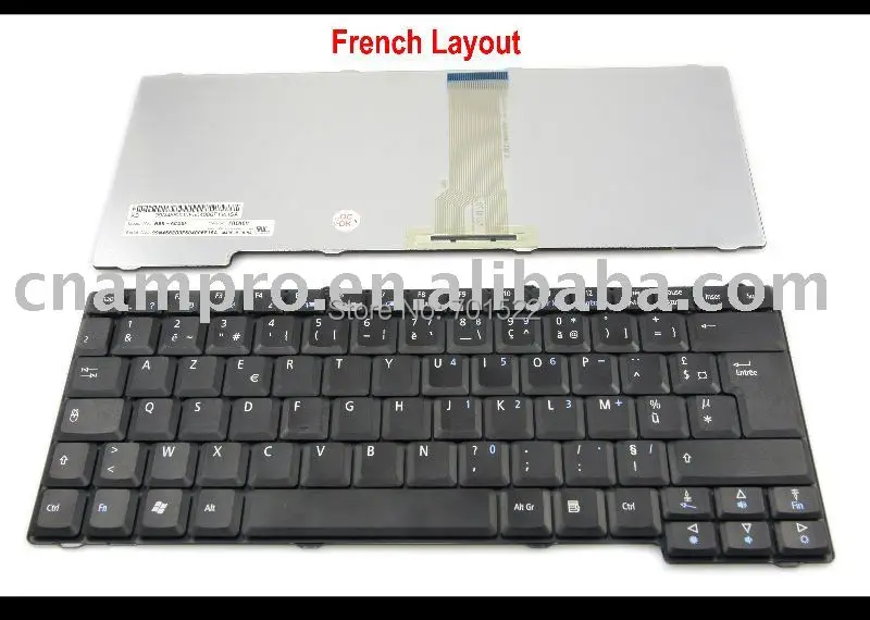 5 x новая клавиатура для ноутбука Acer Aspire 1360 1520 1660 3010 5010 серии Черный Французский FR AZERTY Clavier-NSK-A430F
5 x новая клавиатура для ноутбука Acer Aspire 1360 1520 1660 3010 5010 серии Черный Французский FR AZERTY Clavier-NSK-A430F