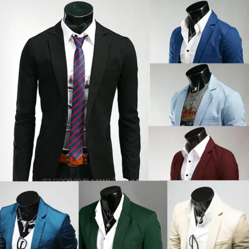 2017 New Fashion Casual Men Blazer Cotton Slim Korea Style Suit Blazer Masculino Male Suits Jacket Blazers Men Plus Size
2017 New Fashion Casual Men Blazer Cotton Slim Korea Style Suit Blazer Masculino Male Suits Jacket Blazers Men Plus Size