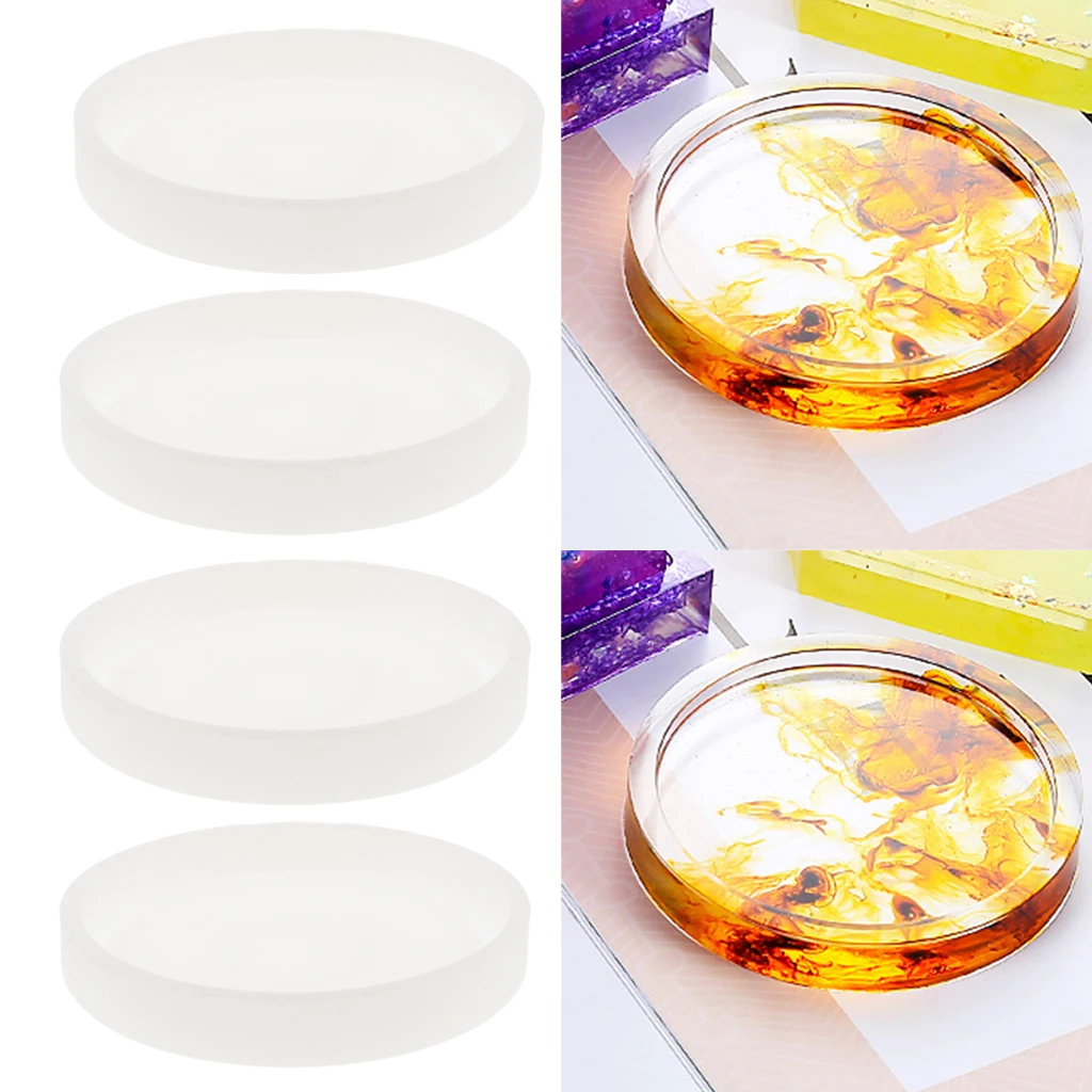 4 Pieces Round DIY Silicone Cup Pad Holder Silica Gel Ornament Epoxy Resin Craft Molds
4 Pieces Round DIY Silicone Cup Pad Holder Silica Gel Ornament Epoxy Resin Craft Molds