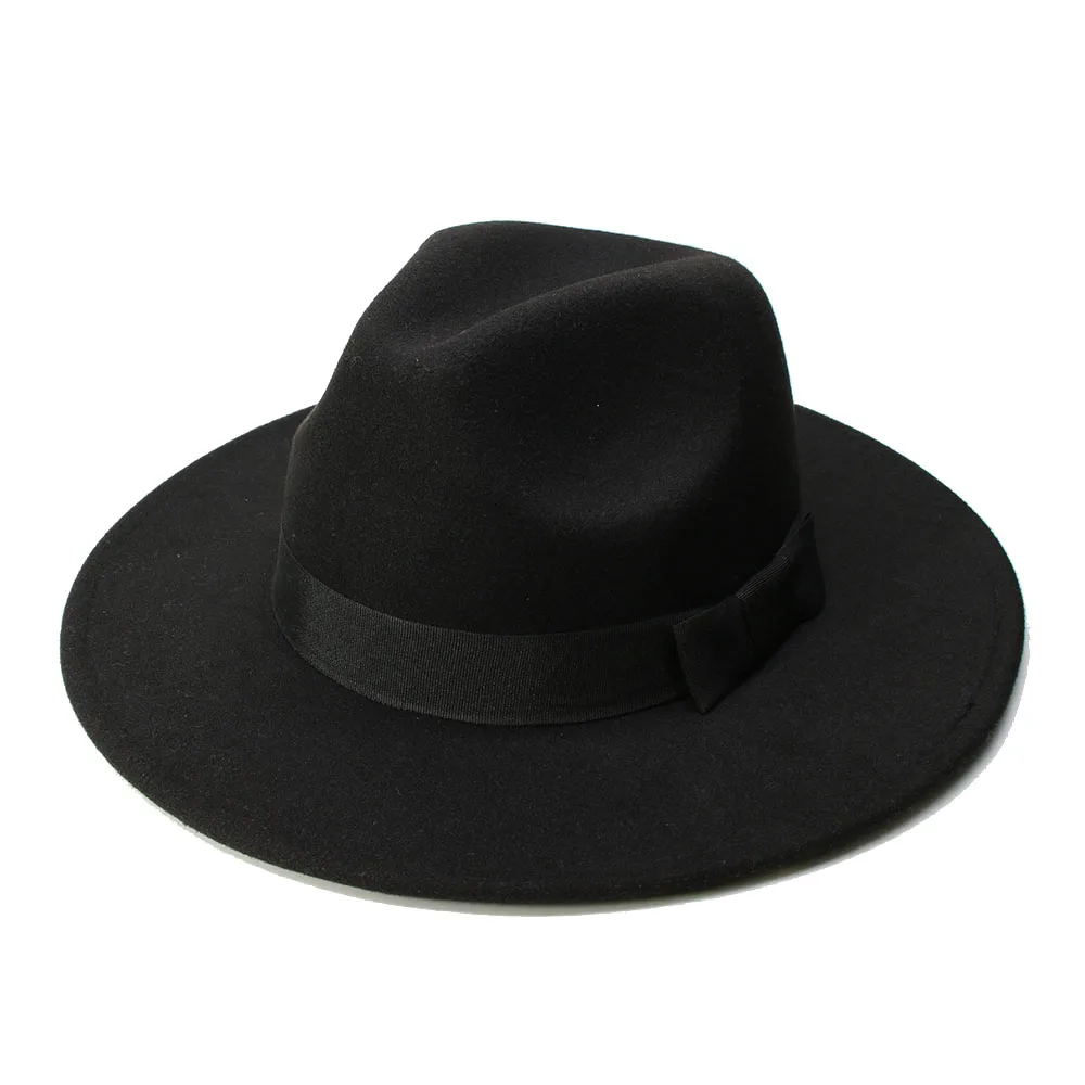 LUCKYLIANJI Retro Kid Child Vintage 100% Wool Wide Brim Cap Fedora Panama Jazz Bowler Hat Black Ribbon Band (54cm/Adjust)
LUCKYLIANJI Retro Kid Child Vintage 100% Wool Wide Brim Cap Fedora Panama Jazz Bowler Hat Black Ribbon Band (54cm/Adjust)