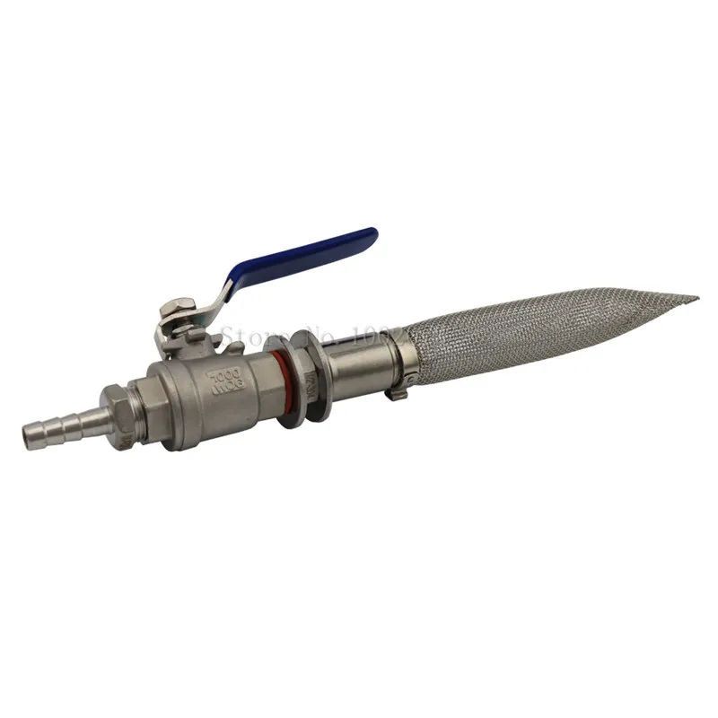 Homebrew Beer Brewing 1/2"NPT Stainless Steel 304 Ball Valve With 1/2" Hose Barb & 6"L Bazooka Screen Kettle
Homebrew Beer Brewing 1/2"NPT Stainless Steel 304 Ball Valve With 1/2" Hose Barb & 6"L Bazooka Screen Kettle
