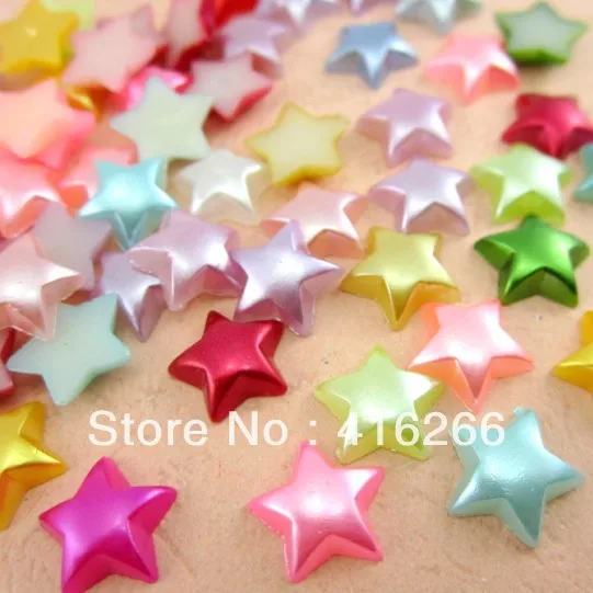Free Shipping!1000pcs/lot 11mm mixed color five-pointed star shapeimitation flatback pearls for DIY decpration
Free Shipping!1000pcs/lot 11mm mixed color five-pointed star shapeimitation flatback pearls for DIY decpration