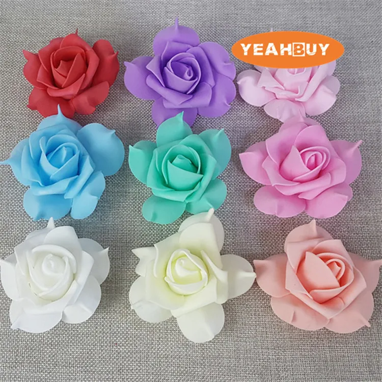 7CM PE Artificial PE Foam Rose Flower Heads DIY Wedding Bouquet Brooch Wrist Faux Leather Rose Flower Balls 9 Colors
7CM PE Artificial PE Foam Rose Flower Heads DIY Wedding Bouquet Brooch Wrist Faux Leather Rose Flower Balls 9 Colors
