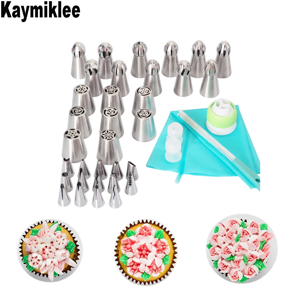 KAYMIKLEE 39PCS/SET Decorating Nozzles Cake Decorating Cake Piping Tip Stainless Steel Cake Decorating Tools CS110
KAYMIKLEE 39PCS/SET Decorating Nozzles Cake Decorating Cake Piping Tip Stainless Steel Cake Decorating Tools CS110