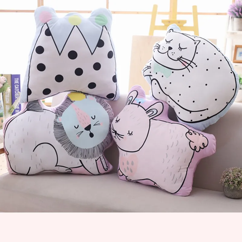 New Sweet Home Lion&Rabbit Plush Pillow Soft Cartoon Animal Cat&Crown Stuffed Doll Sofa Cushion Kids Birthday Gift Baby Sleeping
New Sweet Home Lion&Rabbit Plush Pillow Soft Cartoon Animal Cat&Crown Stuffed Doll Sofa Cushion Kids Birthday Gift Baby Sleeping