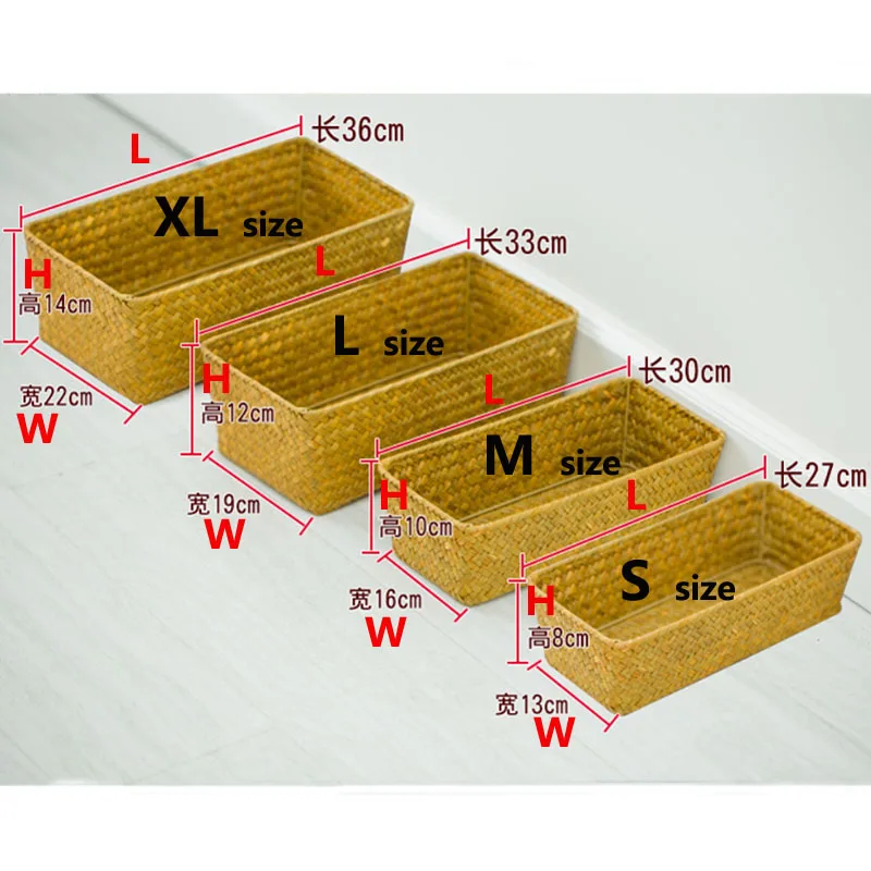Straw Desktop Storage baskets Office Remote Control Key Mesh Jewelry Boxes Home Decorative Storage Organizer for Snacks Cosmetic
Straw Desktop Storage baskets Office Remote Control Key Mesh Jewelry Boxes Home Decorative Storage Organizer for Snacks Cosmetic