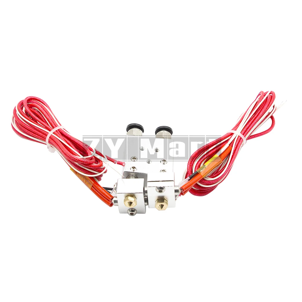 Double Head 2 in 1 out J-Head Remote Extruder 3D Printers Extrusion Parts Hot End All Metal Heat Sink 1.75mm 0.4mm Bowden Part
Double Head 2 in 1 out J-Head Remote Extruder 3D Printers Extrusion Parts Hot End All Metal Heat Sink 1.75mm 0.4mm Bowden Part
