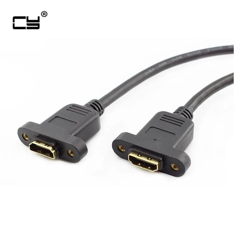 1 4 V HD A Тип голени к женщина совместимому с HDMI удлинитель резьбовыми отверстиями