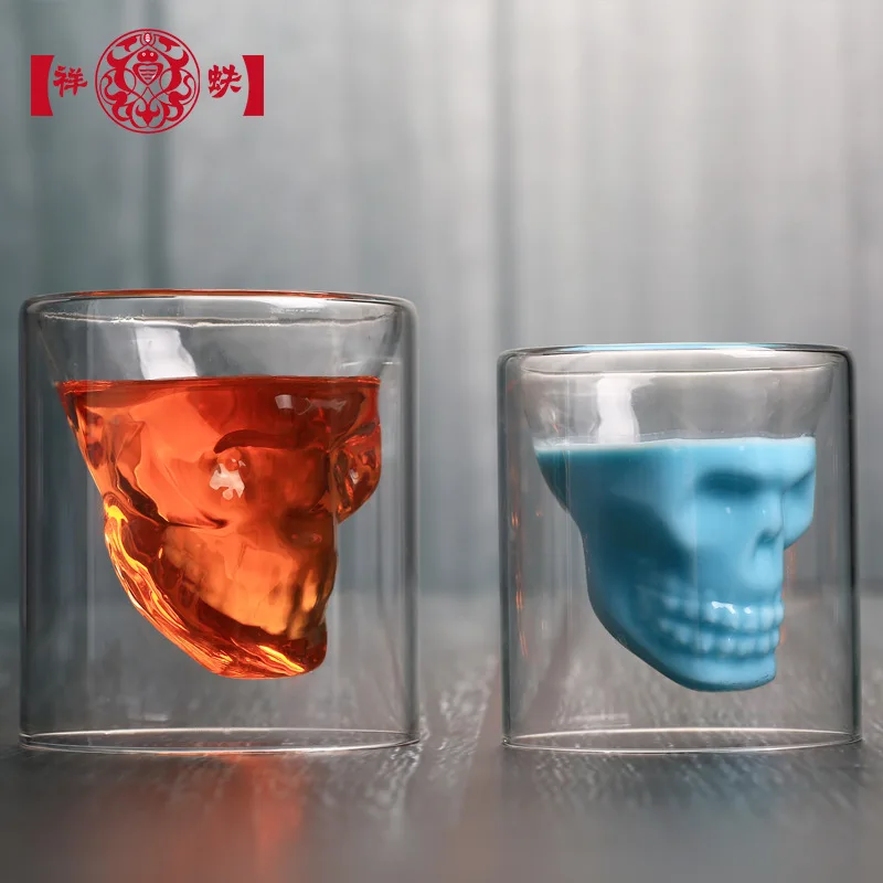 4pcs Skull Head Shot Glass Cup 25 75 150 250ml Crystal Whisky Vodka Coffee Cups Gift Bottle Bar Supplies Beer Wine Glass Mugs
4pcs Skull Head Shot Glass Cup 25 75 150 250ml Crystal Whisky Vodka Coffee Cups Gift Bottle Bar Supplies Beer Wine Glass Mugs
