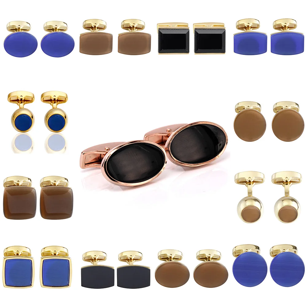 Memolissa Classic High Quality Opal Cufflinks Round/Square Design Business Shirts Cufflink Christmas Gift for Yourself Gemelos
Memolissa Classic High Quality Opal Cufflinks Round/Square Design Business Shirts Cufflink Christmas Gift for Yourself Gemelos