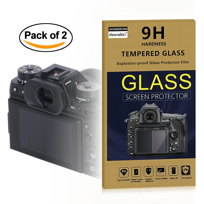 2x Self-Adhesive 0.25mm Glass LCD Screen Protector for Fujifilm X-T4 XT4 X-T1 X-T2 X-T3 XT1 XT2 XT3 Digital Camera
2x Self-Adhesive 0.25mm Glass LCD Screen Protector for Fujifilm X-T4 XT4 X-T1 X-T2 X-T3 XT1 XT2 XT3 Digital Camera