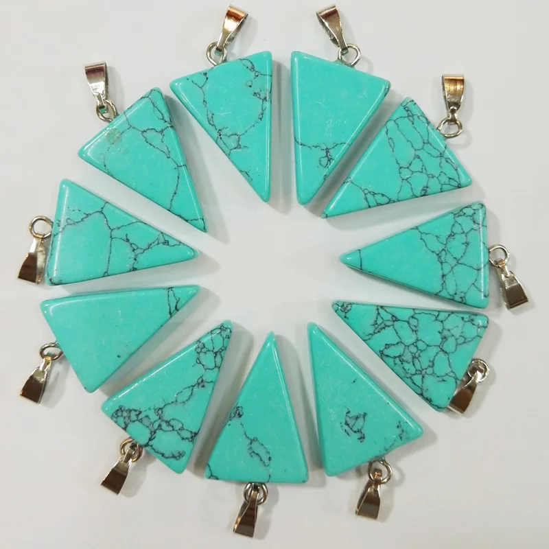 Wholesale 50pcs fashion hot selling blue calaite stone pendants charms triangle shape pendants fit necklace making free
Wholesale 50pcs fashion hot selling blue calaite stone pendants charms triangle shape pendants fit necklace making free