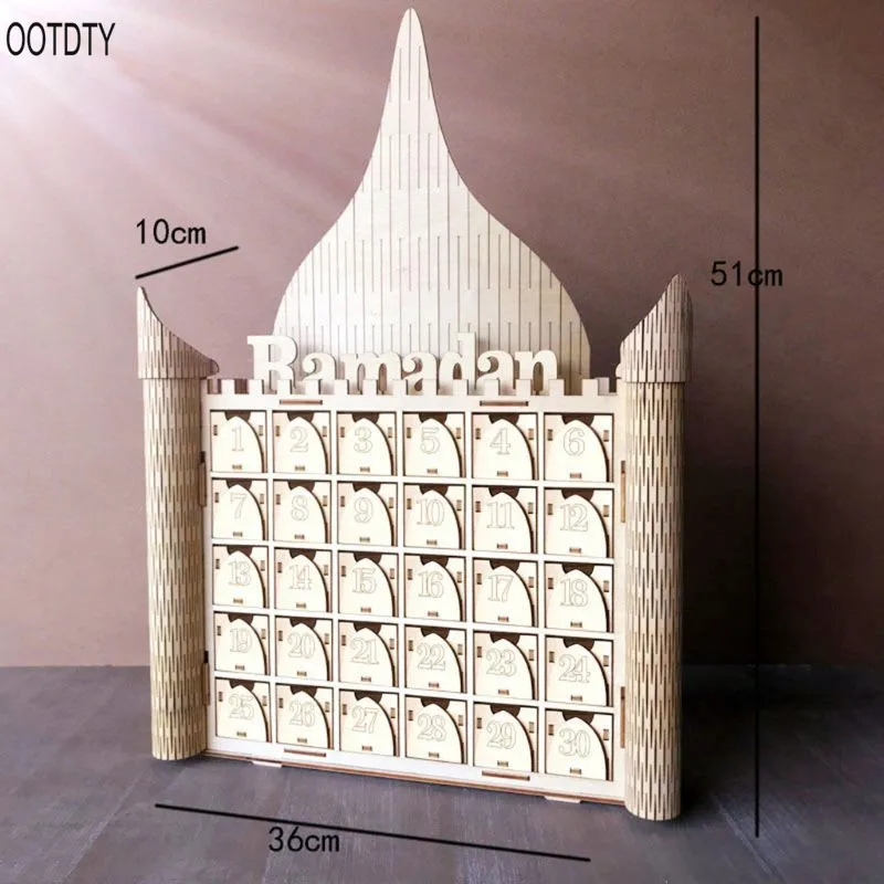 Wooden MDF Muslim Eid Mubarak Ramadan Sign Advent Calendar Countdown House Drawer Party DIY Decoration
Wooden MDF Muslim Eid Mubarak Ramadan Sign Advent Calendar Countdown House Drawer Party DIY Decoration