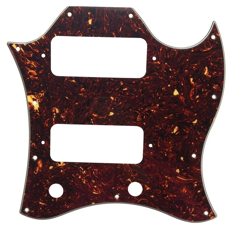 Pleroo Custom Guitar pickgaurd-для стандартного SG стиля с P90 звукоснимателями гитарная