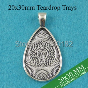 20x30mm Antique Silver Teardrop Pendant Tray, Necklace Pendant Settings, Bezel Pendant Blanks for Glass Cabochon
20x30mm Antique Silver Teardrop Pendant Tray, Necklace Pendant Settings, Bezel Pendant Blanks for Glass Cabochon