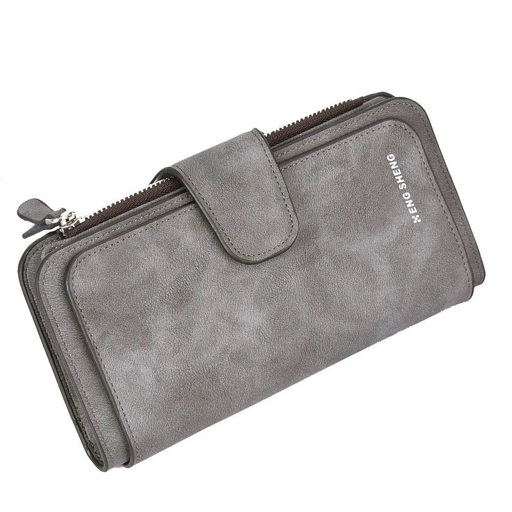 Luxury Brand Wallet Women Zipper Hasp Female Long Wallet Multi-function Scrub Leather Purses Ladies Clutch Bag Carteras Mujer
Luxury Brand Wallet Women Zipper Hasp Female Long Wallet Multi-function Scrub Leather Purses Ladies Clutch Bag Carteras Mujer