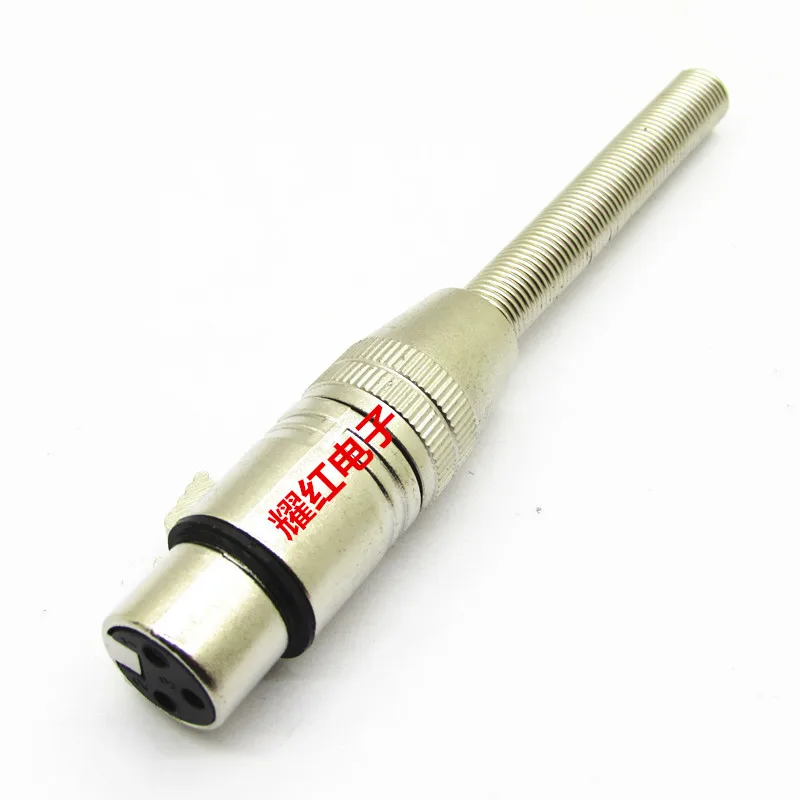 Connector 5PCS Orthodox School 3 XLR Microphone Parts Long Spring Microphone Plug Female XLR 3 Core Microphone Insert 3 P
Connector 5PCS Orthodox School 3 XLR Microphone Parts Long Spring Microphone Plug Female XLR 3 Core Microphone Insert 3 P