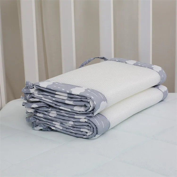 2PCS Long Cotton&Polyester Summer Baby Crib Bumper Safety Crash Barrier Breathable Newborn Bedding Safety 3D Baby Bumpers Sets
2PCS Long Cotton&Polyester Summer Baby Crib Bumper Safety Crash Barrier Breathable Newborn Bedding Safety 3D Baby Bumpers Sets