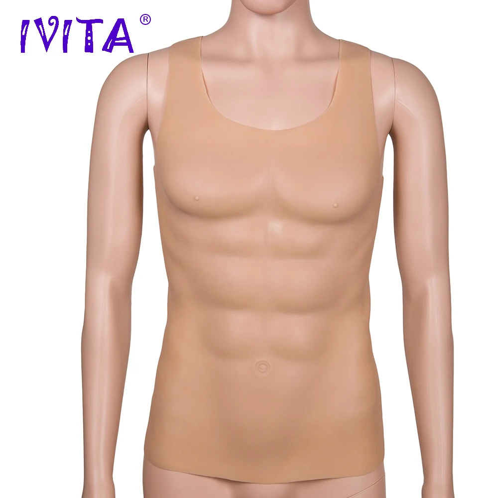 IVITA High Quality Artifical Simulation Muscle Silicone Fake Chest Pectoral Muscle Vest for Realistic Chest Muscle Man Cosplay
IVITA High Quality Artifical Simulation Muscle Silicone Fake Chest Pectoral Muscle Vest for Realistic Chest Muscle Man Cosplay