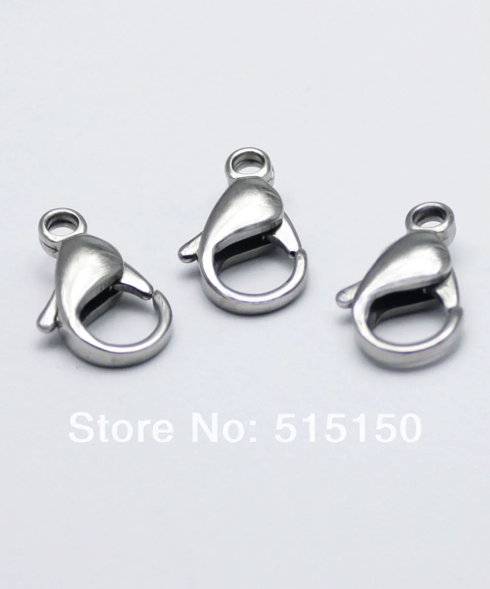

316L Stainless Steel Silver Color Buffing Lobster Clasp 9mm, Suit for DIY Pendant Necklace Chain Jewelry Findings Wholesale