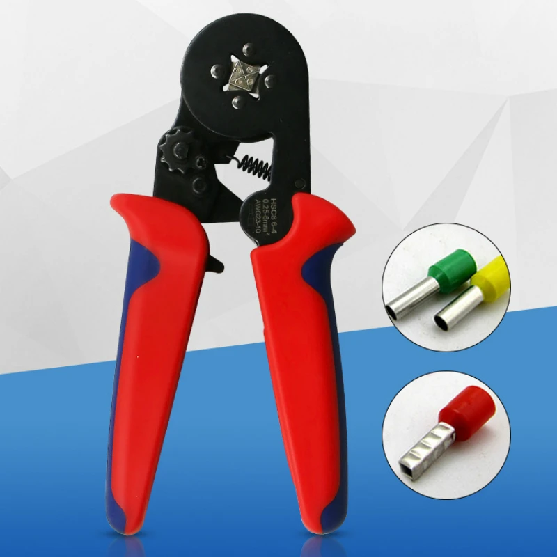 ZtDpLsd 1Pcs 0.25-6mm Square Crimper Plier Set Self-adjustable Ratchat Wire Crimping Tool With Terminal Crimp Connector
ZtDpLsd 1Pcs 0.25-6mm Square Crimper Plier Set Self-adjustable Ratchat Wire Crimping Tool With Terminal Crimp Connector