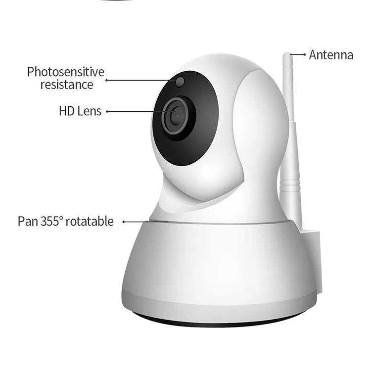 Home Security IP Camera Wi-Fi Wireless Mini Network Camera Surveillance Wifi 720P Night Vision CCTV Camera Baby Monitor
Home Security IP Camera Wi-Fi Wireless Mini Network Camera Surveillance Wifi 720P Night Vision CCTV Camera Baby Monitor