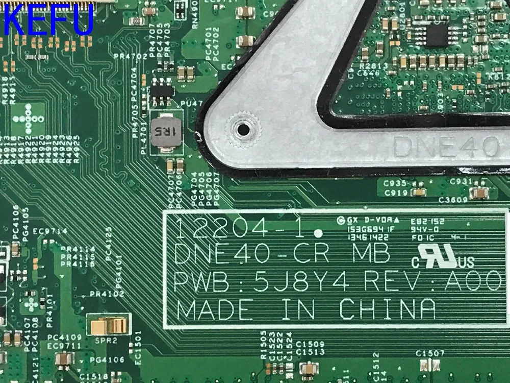 FAST SHIPPING 12204-1 DNE40-CR 5J8Y4 REV: A00 FOR DELL INSPIRON 3421 5421 2421 Laptop Motherboard ONBOARD I3 CPU
FAST SHIPPING 12204-1 DNE40-CR 5J8Y4 REV: A00 FOR DELL INSPIRON 3421 5421 2421 Laptop Motherboard ONBOARD I3 CPU