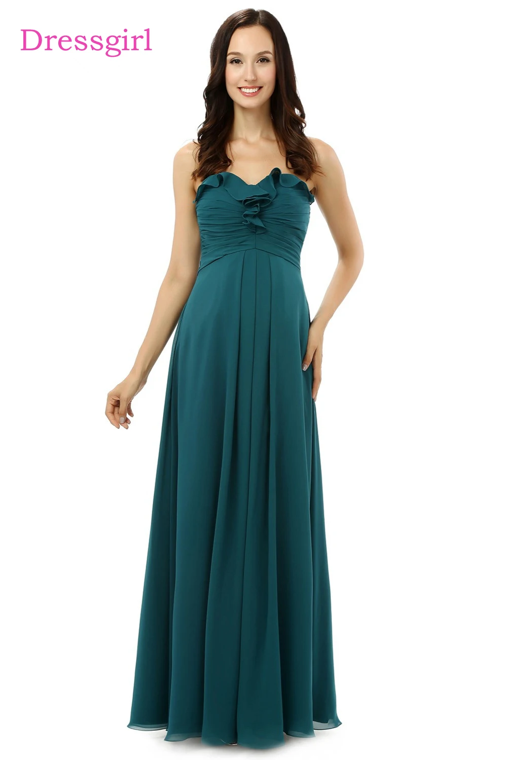 New Cheap Bridesmaid Dresses Under 50 A-line Sweetheart Floor Length Dark Green Chiffon Wedding Party Dresses
New Cheap Bridesmaid Dresses Under 50 A-line Sweetheart Floor Length Dark Green Chiffon Wedding Party Dresses