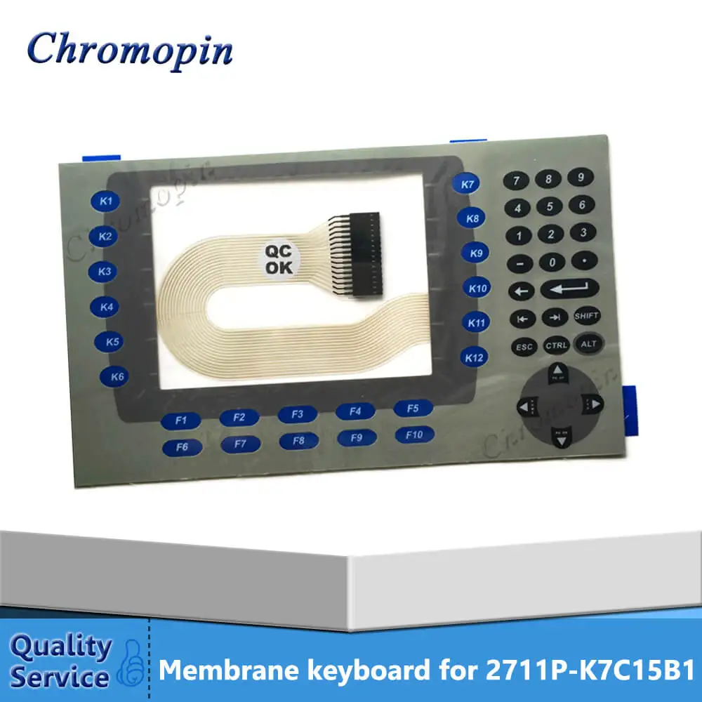 Membrane keyboard switch for AB 2711P-K7C15B1 2711P-K7C15B2 2711P-K7C15D1 2711P-K7C15D2 PanelView Plus 700 Membrane keypad
Membrane keyboard switch for AB 2711P-K7C15B1 2711P-K7C15B2 2711P-K7C15D1 2711P-K7C15D2 PanelView Plus 700 Membrane keypad